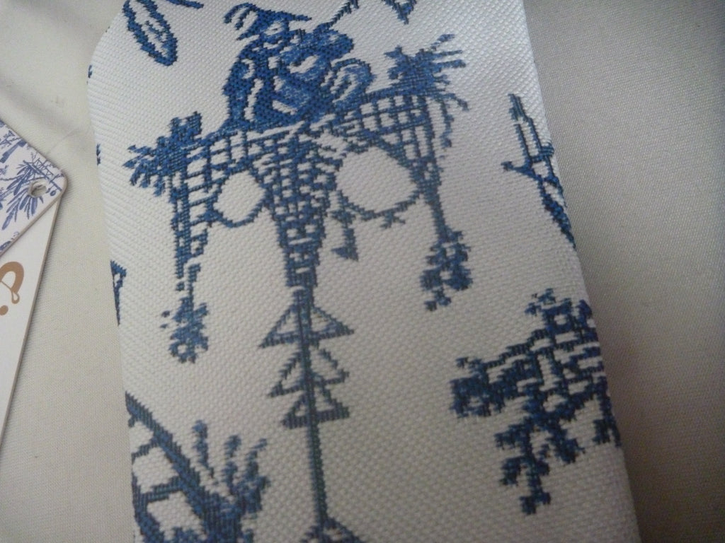 Signare Tapestry Clasp Top Soft Glasses Case - Chinoiserie