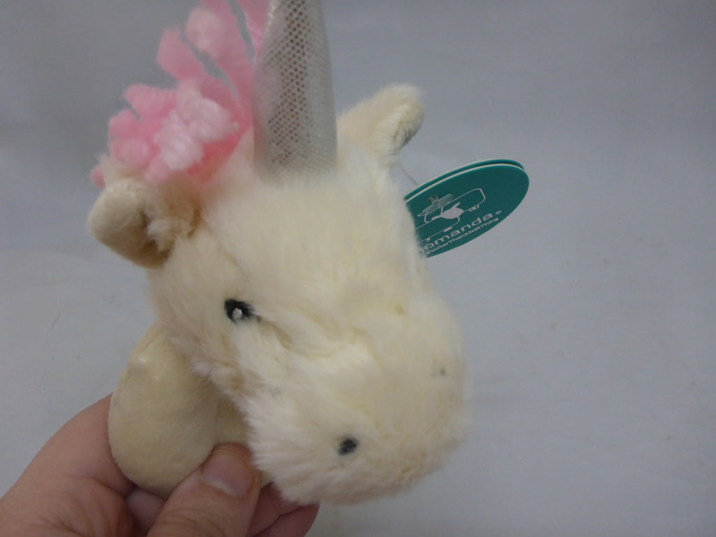 Jomanda White Unicorn Plush Baby Rattle