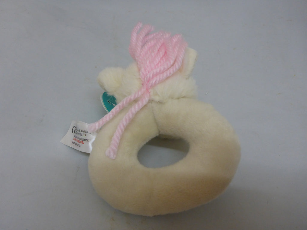Jomanda White Unicorn Plush Baby Rattle