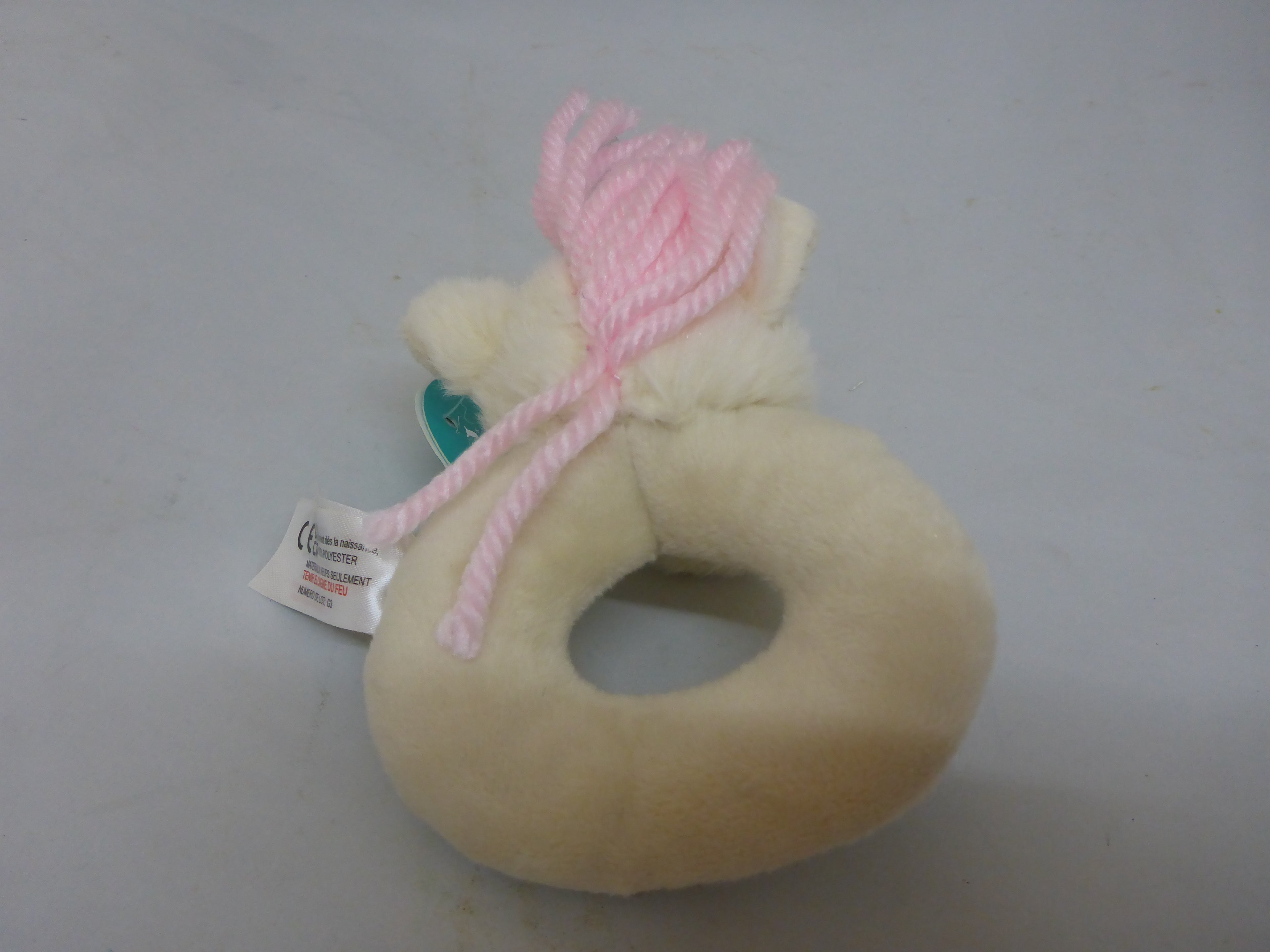 Jomanda White Unicorn Plush Baby Rattle