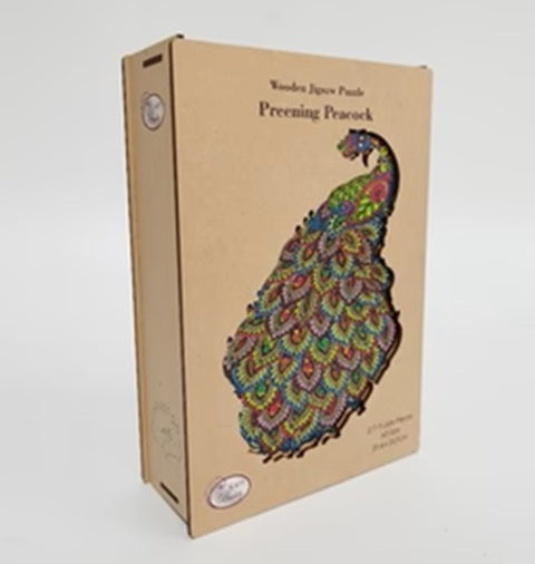 Craft Buddy Premium Wooden Jigsaw Puzzle | Peacock | 216 Pieces
