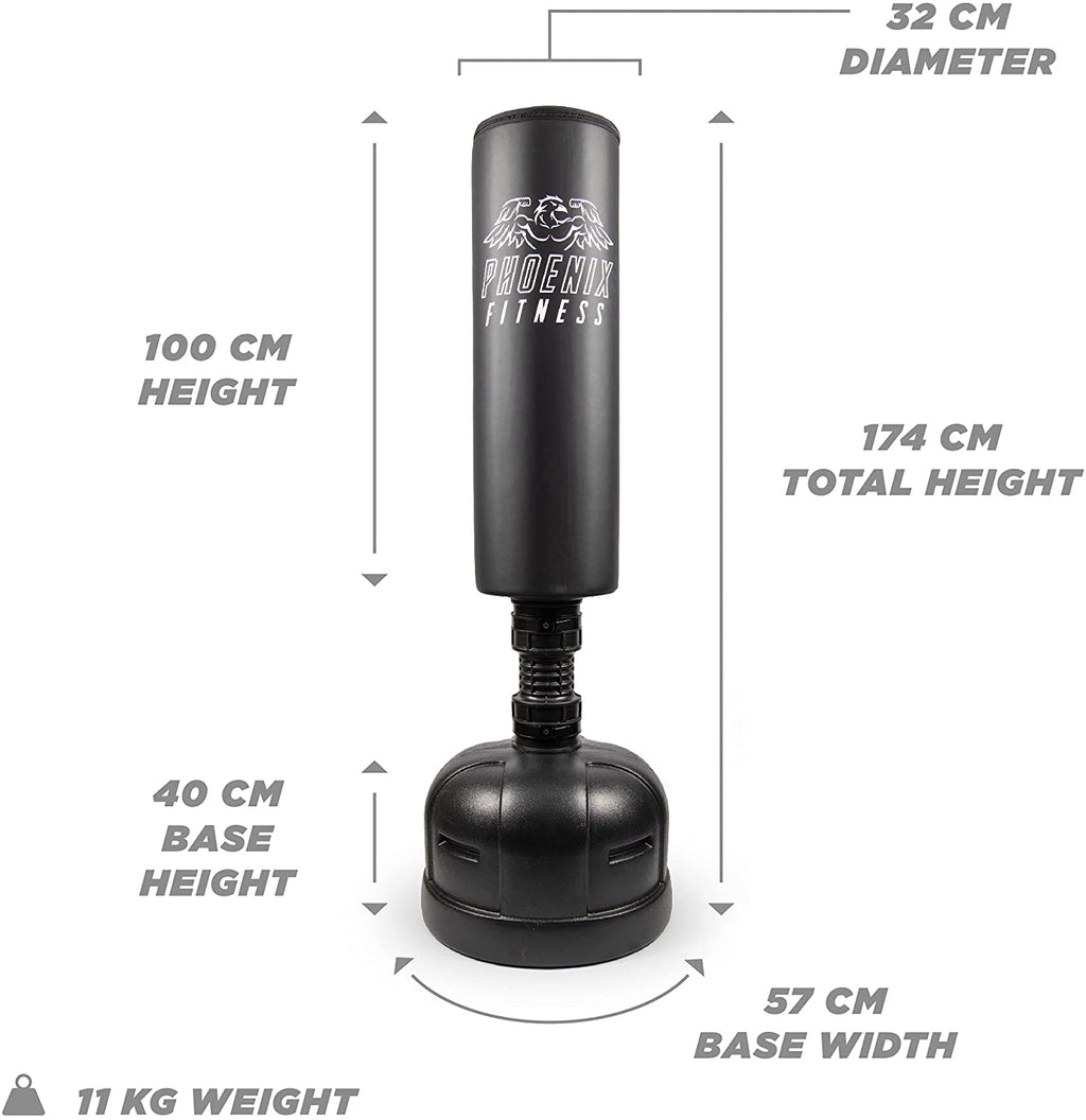 Phoenix Fitness Freestanding Punch Bag 174cm