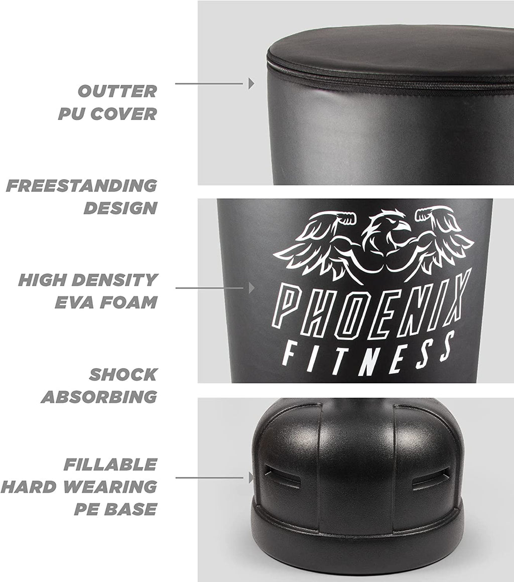 Phoenix Fitness Freestanding Punch Bag 174cm