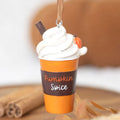 Something Different Autumn Days Pumpkin Spice Latte Hanging Ornament | Coffee Lover Decoration