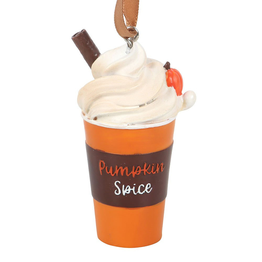 Something Different Autumn Days Pumpkin Spice Latte Hanging Ornament | Coffee Lover Decoration