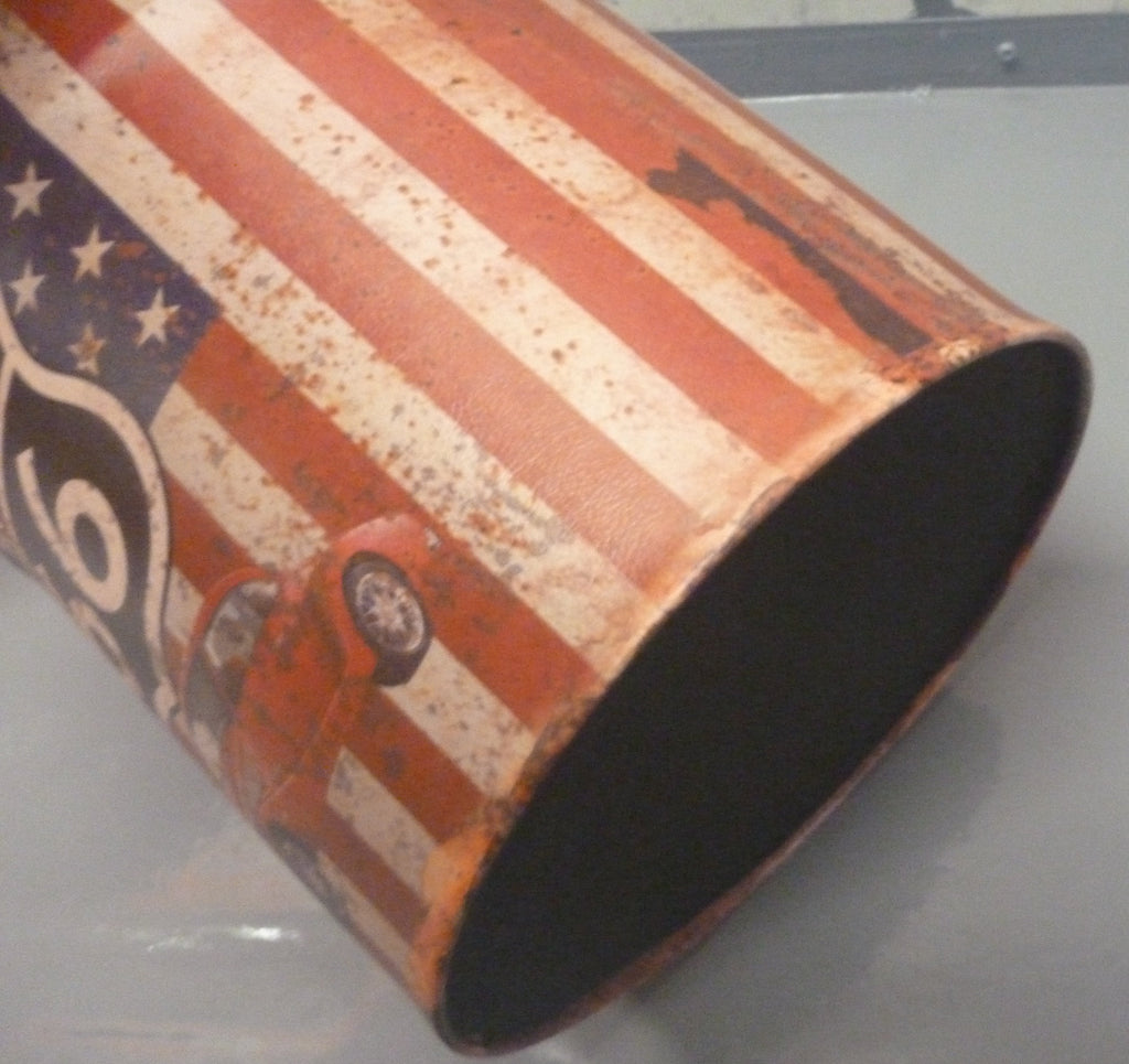 Kozzy Route 66 Retro Padded Storage Stool