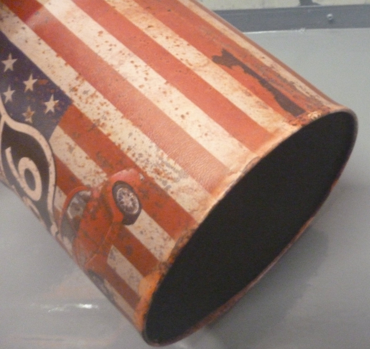 Kozzy Route 66 Retro Padded Storage Stool