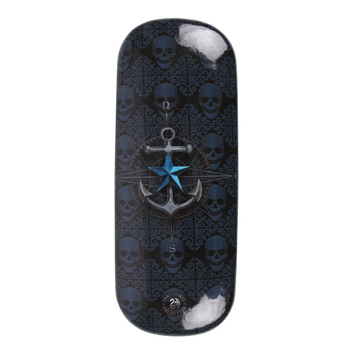 Anne Stokes Sailor's Ruin Hard Shell Glasses Case & Cleaning Cloth | Gothic Mermaid & Skull
