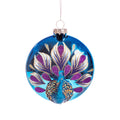 Sass & Belle Blue Peacock Hanging Christmas Tree Decoration