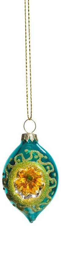 Sass & Belle Bright Metallic Open-Faced Glass Baubles Set of 6