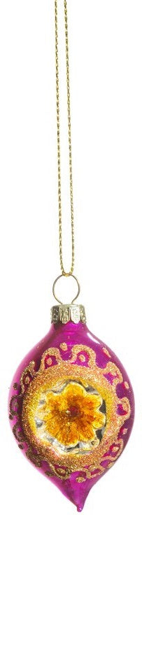 Sass & Belle Bright Metallic Open-Faced Glass Baubles Set of 6