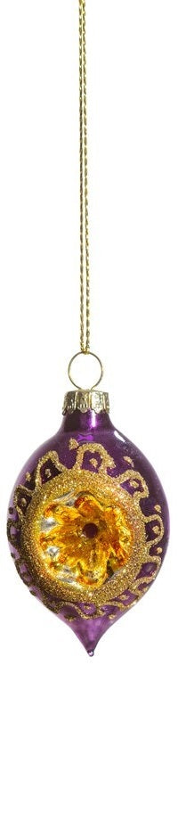 Sass & Belle Bright Metallic Open-Faced Glass Baubles Set of 6