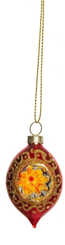 Sass & Belle Bright Metallic Open-Faced Glass Baubles Set of 6