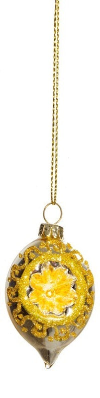 Sass & Belle Bright Metallic Open-Faced Glass Baubles Set of 6