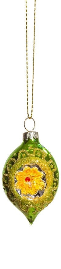 Sass & Belle Bright Metallic Open-Faced Glass Baubles Set of 6
