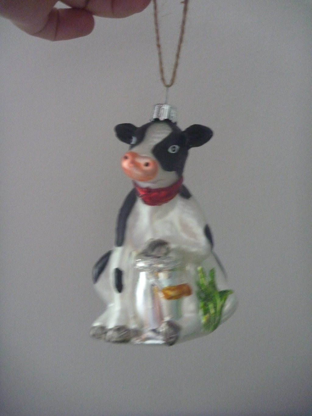Sass & Belle Dairy Cow Christmas Tree Bauble