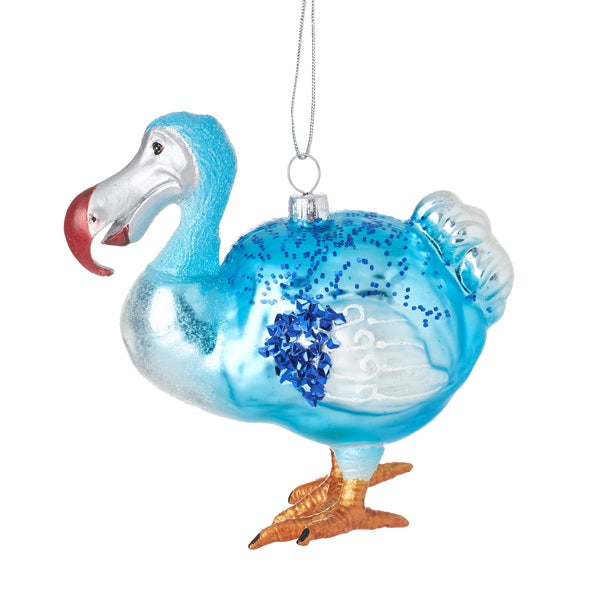Sass & Belle 3D Glass Dodo Christmas Tree Bauble
