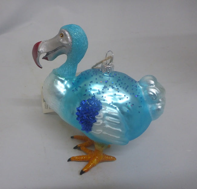 Sass & Belle 3D Glass Dodo Christmas Tree Bauble