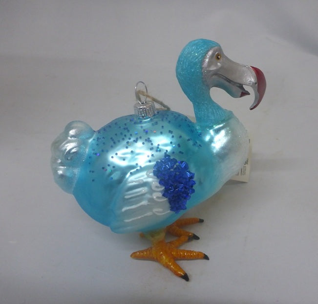 Sass & Belle 3D Glass Dodo Christmas Tree Bauble