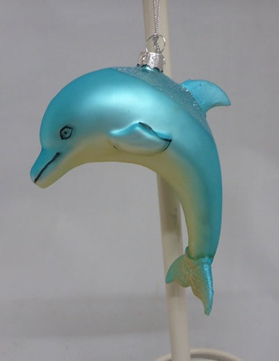 Sass & Belle 3D Glass Dolphin Christmas Tree Bauble