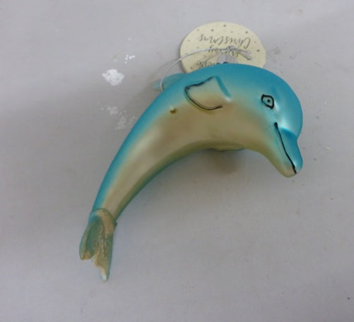 Sass & Belle 3D Glass Dolphin Christmas Tree Bauble