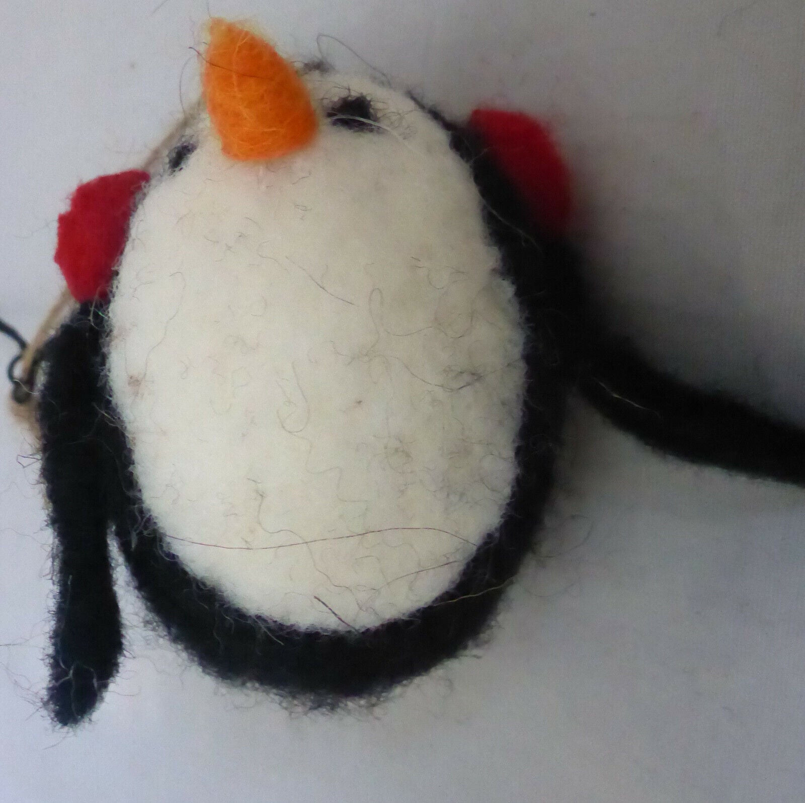 Sass & Belle Penguin with Earmuffs Felt Hanging Christmas Tree Decoration