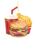 Sass & Belle 3D Glass Fast Food Christmas Tree Bauble