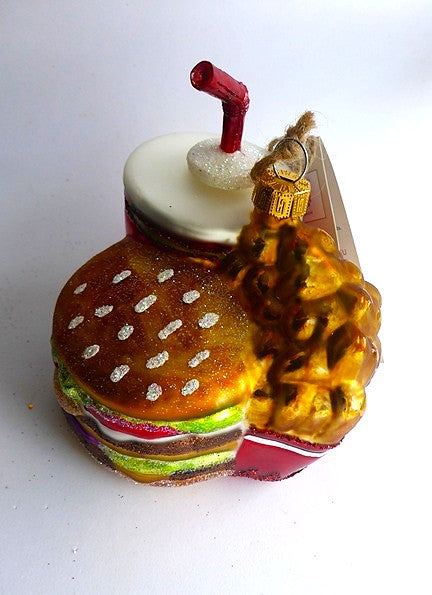 Sass & Belle 3D Glass Fast Food Christmas Tree Bauble
