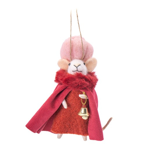 Sass & Belle Felt Nativity Mouse Hanging Christmas Decoration - Three Wise Men