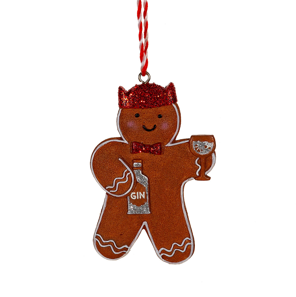 Sass & Belle Gin-Gerbread Men Christmas Decorations Set of 3