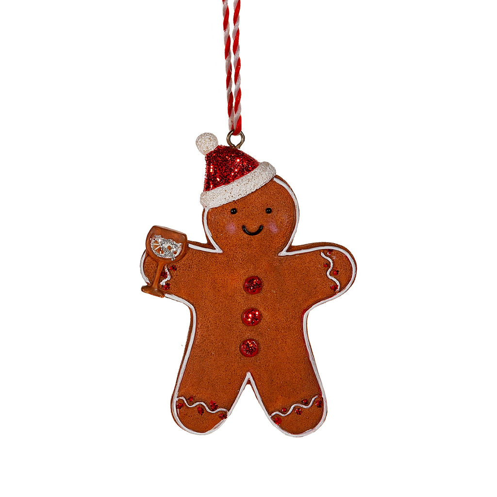 Sass & Belle Gin-Gerbread Men Christmas Decorations Set of 3