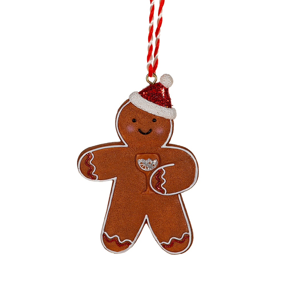 Sass & Belle Gin-Gerbread Men Christmas Decorations Set of 3