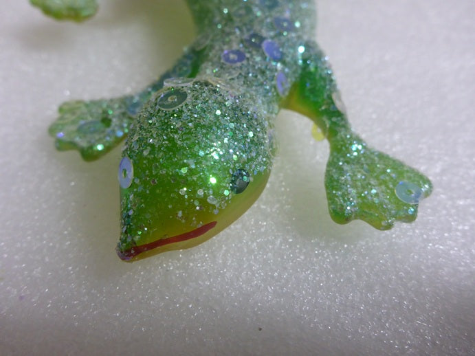 Sass & Belle 3D Glass Lizard Christmas Tree Bauble