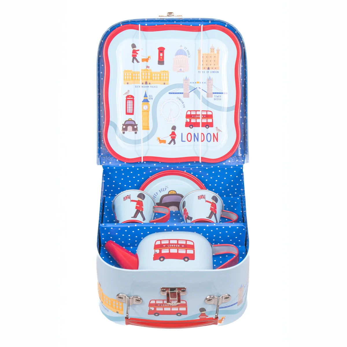 Sass & Belle London Kids' Tea for Two Tin Pretend Tea Set