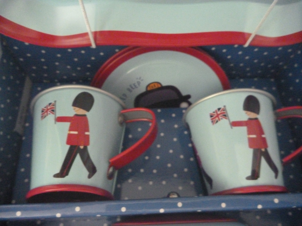 Sass & Belle London Kids' Tea for Two Tin Pretend Tea Set