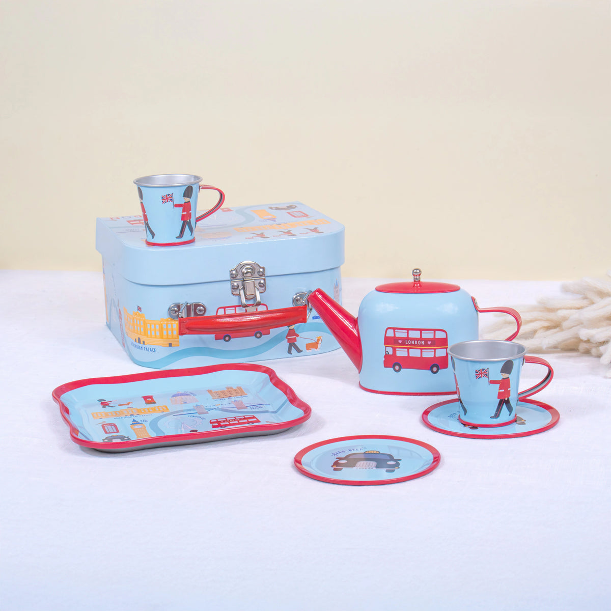 Sass & Belle London Kids' Tea for Two Tin Pretend Tea Set