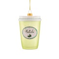 Sass & Belle Matcha Latte Glass Christmas Bauble