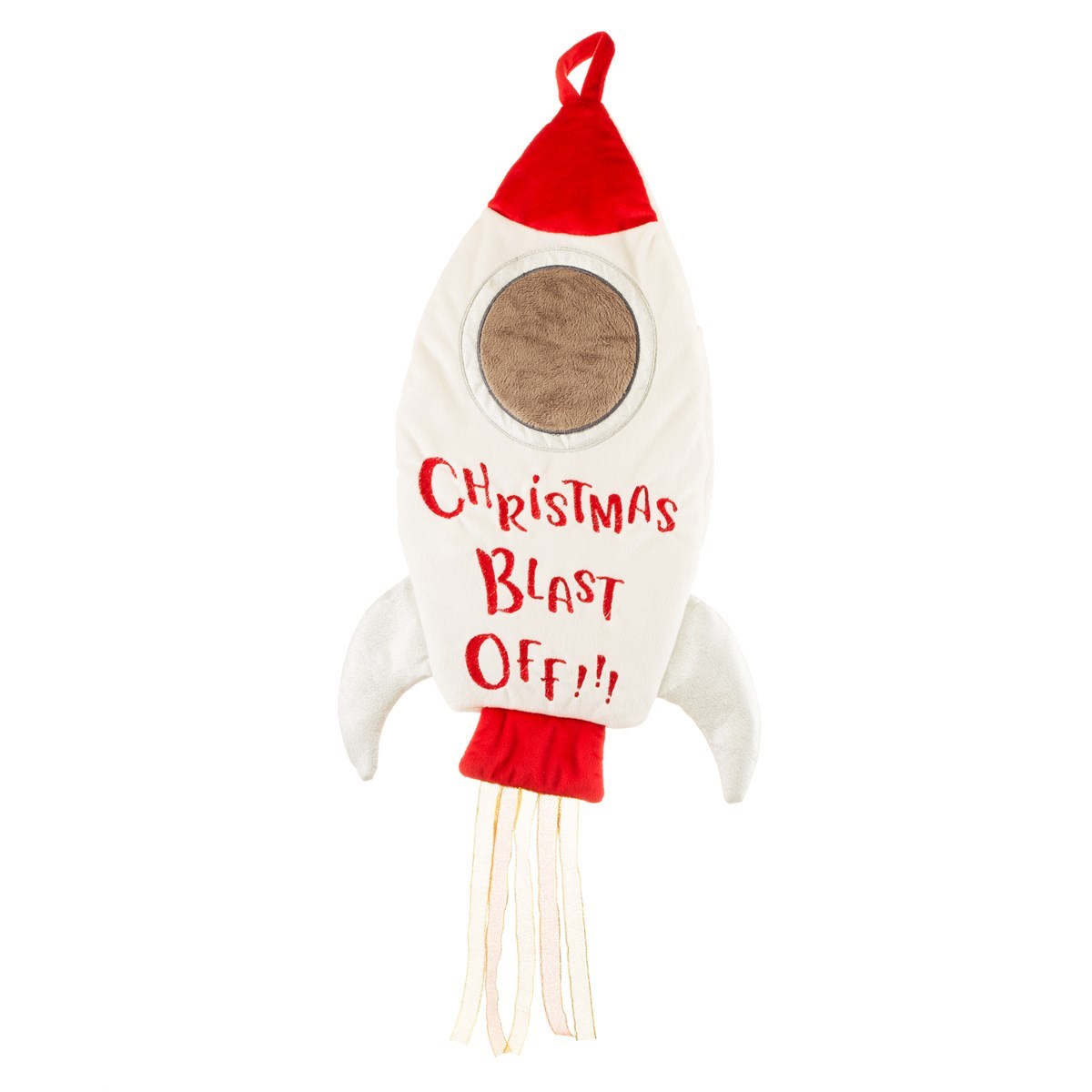 Sass & Belle Outer Space Rocket Christmas Stocking