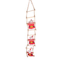 Sass & Belle Climbing Santa Mouse Felt Hanging Christmas Tree Decoration