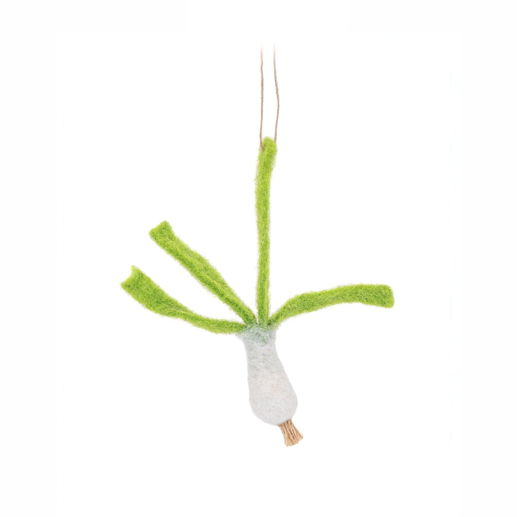 Sass & Belle Set of 3 Felt Christmas Decorations - Winter Vegetables