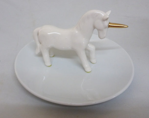 Sass & Belle White Unicorn Porcelain Trinket Dish