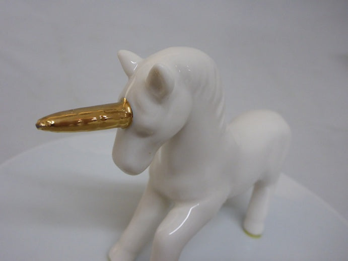 Sass & Belle White Unicorn Porcelain Trinket Dish