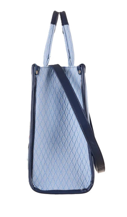 Signare Tapestry Convertible Grab & Shoulder Bag - Alice in Wonderland Nothing But Cards