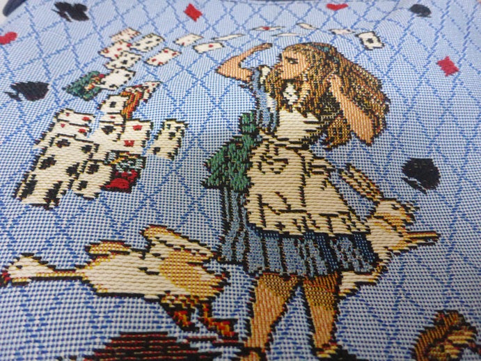 Signare Tapestry Alice in Wonderland 'Nothing But Cards' Crossbody Sling Bag
