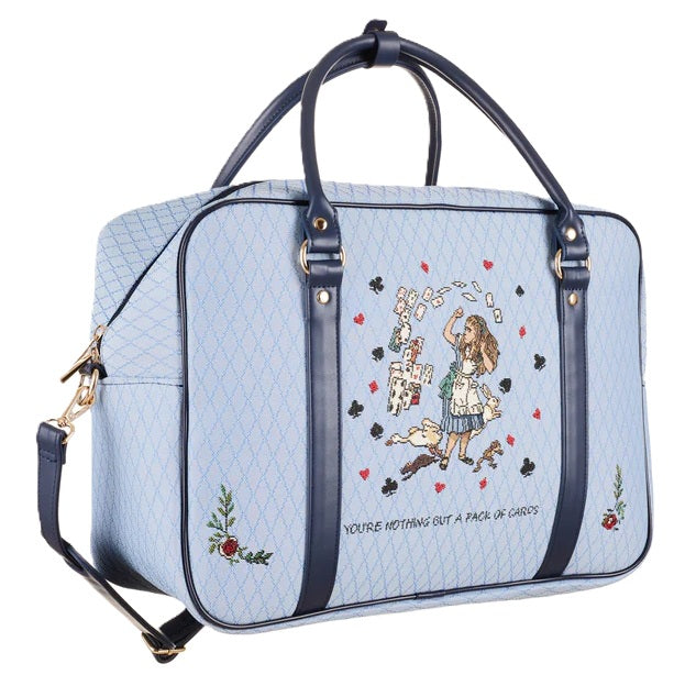 Signare Tapestry Cabin Bag Alice in Wonderland 'Nothing But Cards' Design