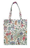 Signare Tapestry Flat Tote Shopper Bag – Alice in Wonderland