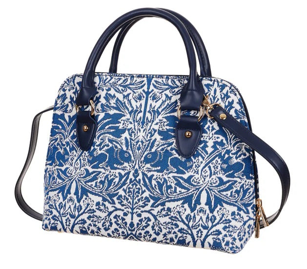 Signare Tapestry Convertible Grab & Shoulder Bag - William Morris Brother Rabbit