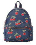 Signare London Tapestry Cherry Backpack & Daypack – Blue & Navy