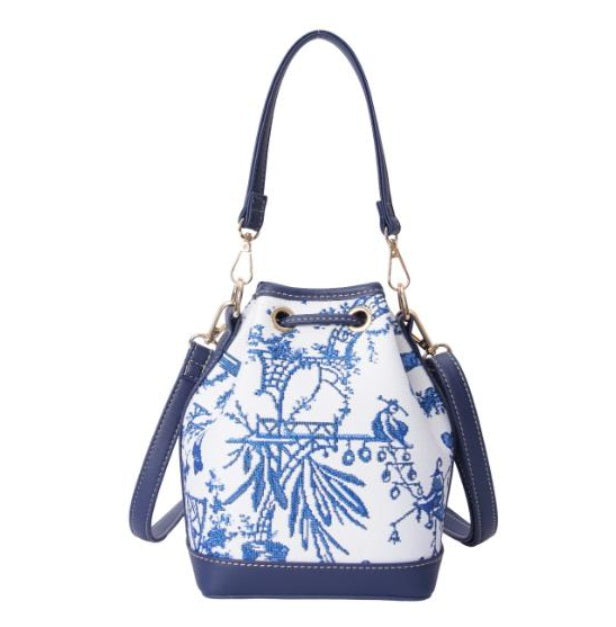 Signare Tapestry 2-in-1 Bucket Bag Chinoiserie British Museum Collection