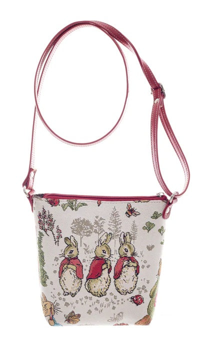 Signare Tapestry Flopsy Mopsy & Cottontail Crossbody Sling Bag